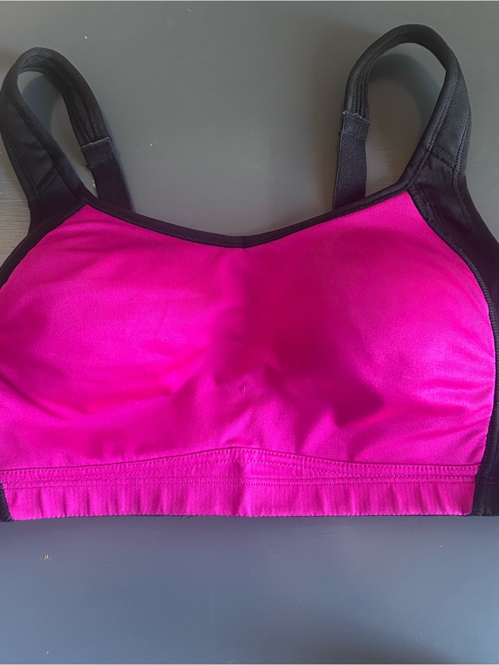 Champion Fuchsia and Black Padded Sports Bra. Size 36.